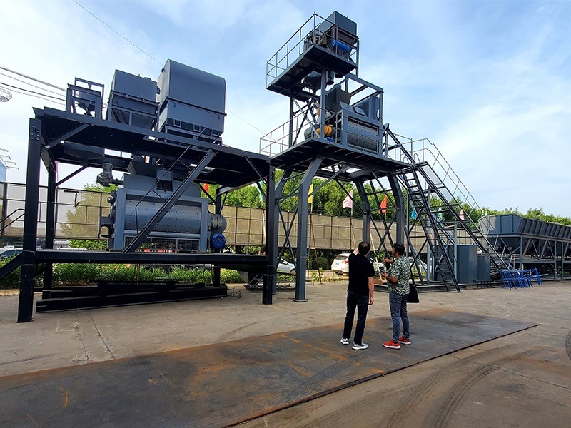 HZS35 35m3/h Bucket Concrete Batching Plant