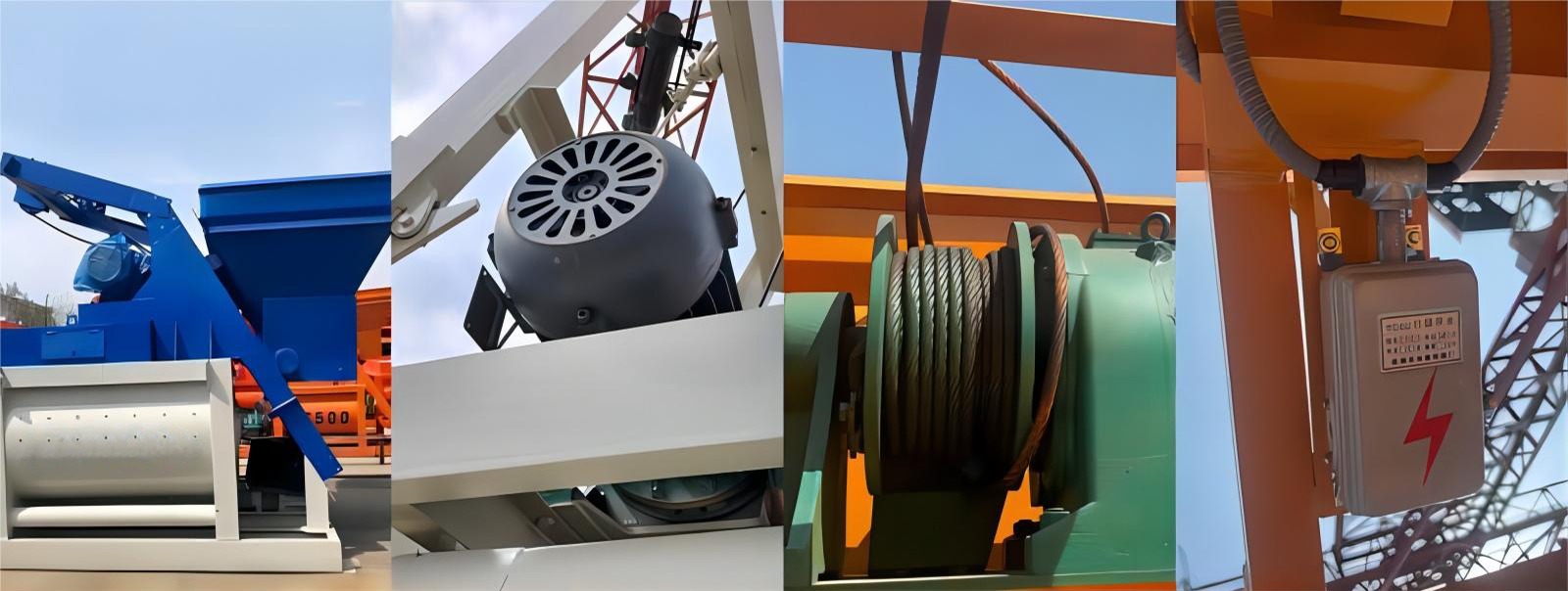 JS1000 Double Shaft Concrete Mixer