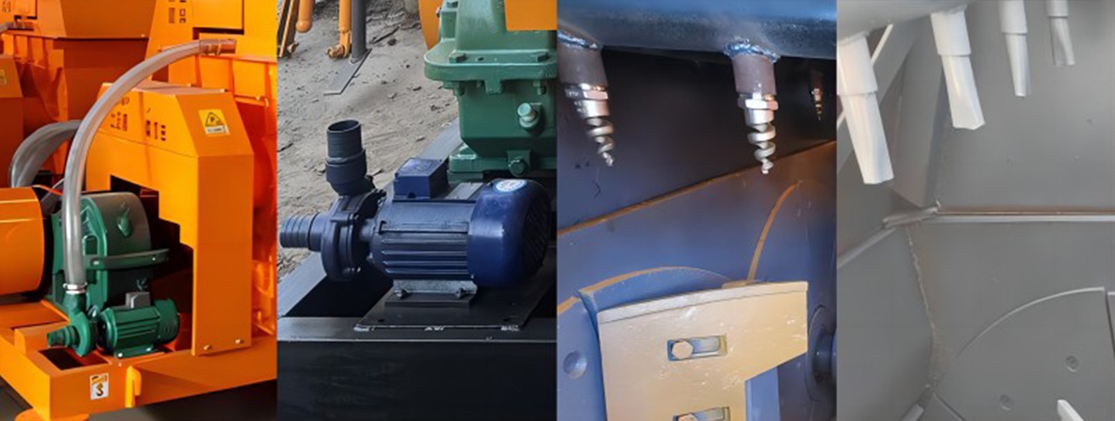 JS1000 Double Shaft Concrete Mixer