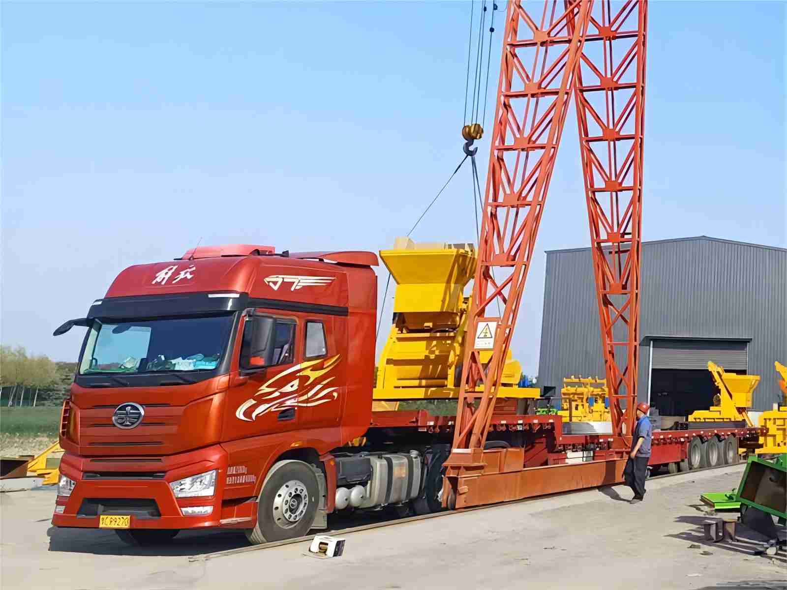 JS1000 Double Shaft Concrete Mixer