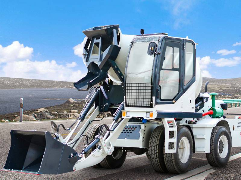 4m³ Self Loading Mobile Concrete Mixer Truck