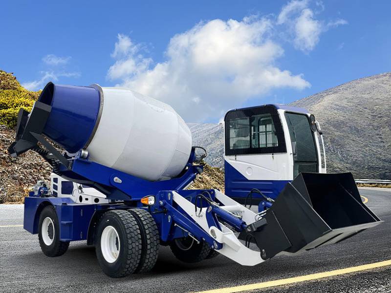 2m³ Self Loading Mobile Concrete Mixer Truck
