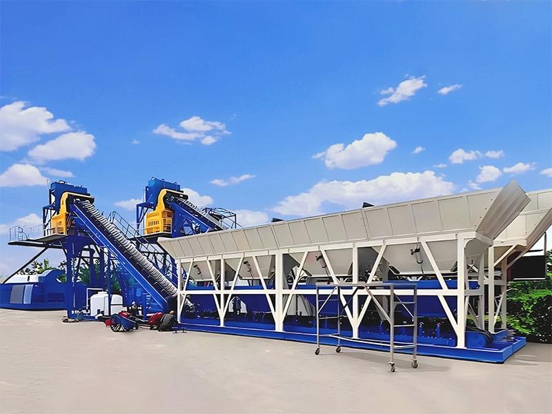 MHZS120 Foundation-free Concrete Batching Plant