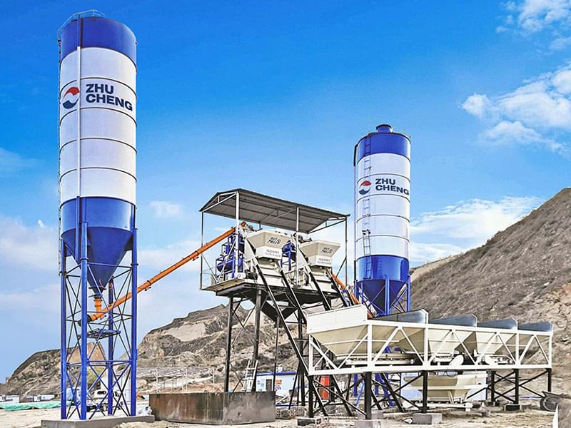 HZS75 Ready Mix Concrete Plant