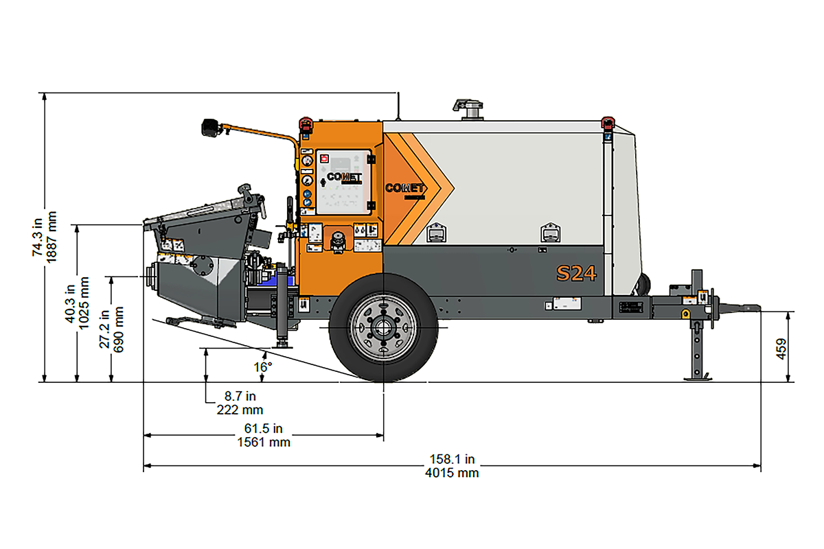 HBTS-40D/C Concrete Pump