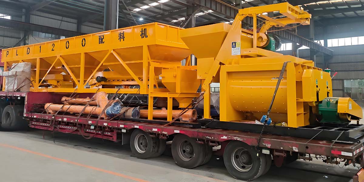 2HZS90 Concrete Batching Plant to Malaysia