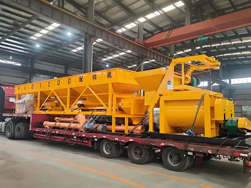 2HZS90 Concrete Batching Plant to Malaysia