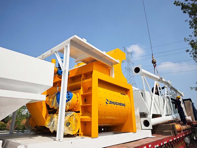 HZS90 Concrete Batching Plant to Mongolia