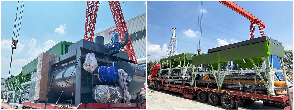 HZS90 Concrete Plant to North Korea