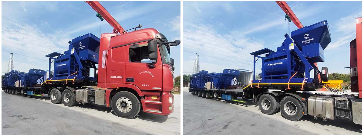 HZS50 Ready Mix Concrete Plant to Kazakhstan