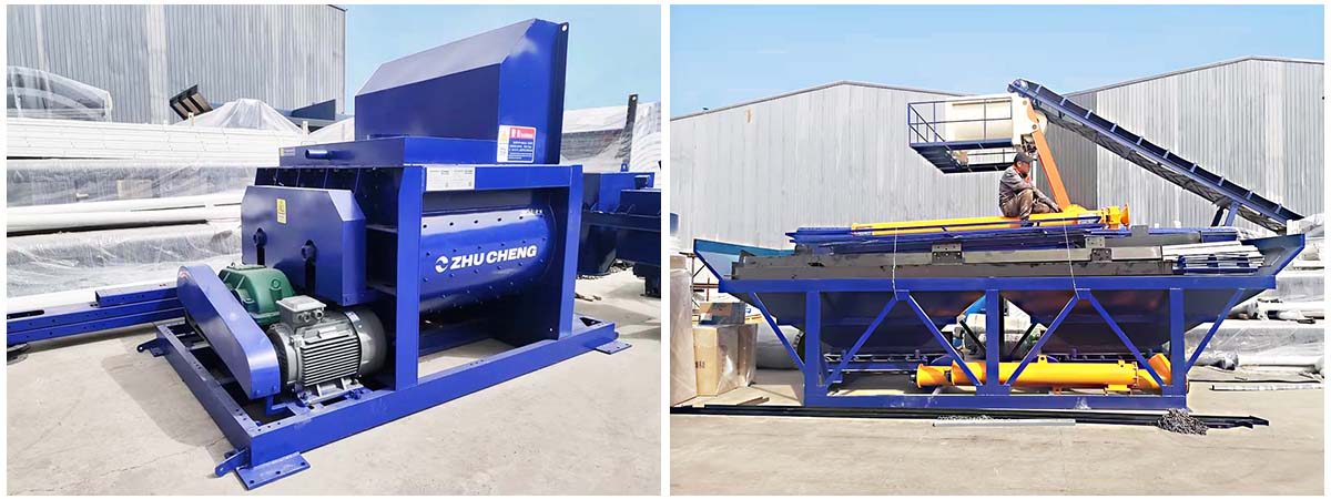 HZS35 Concrete Batching Plant to Ecuador