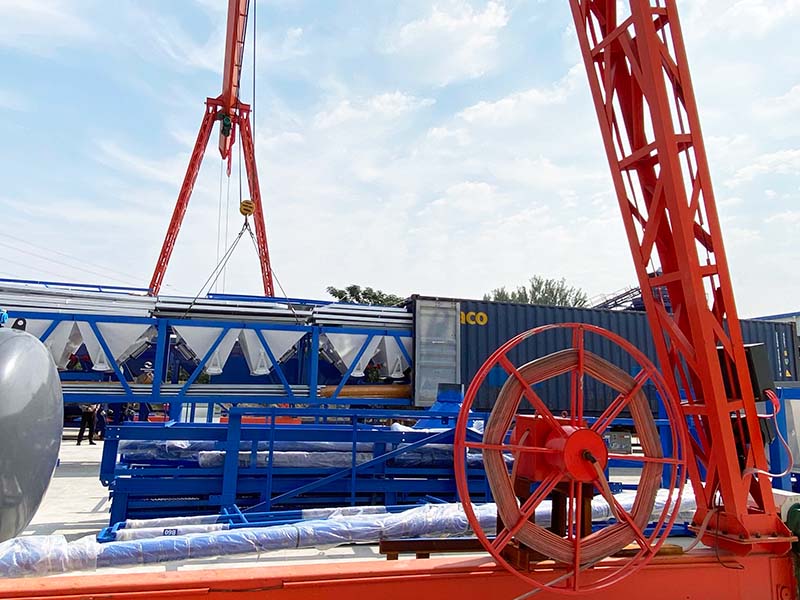 HZS120 Concrete Batching Plant to Indonesia