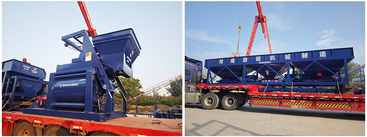 HZS35 Concrete Batching Plant to Mongolia