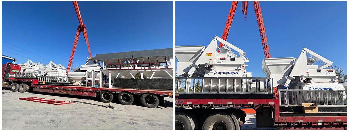 2HZS35 Concrete Batching Plant to Kazakhstan