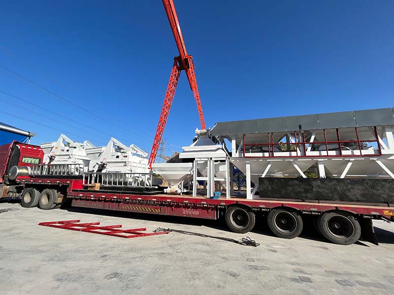 2HZS35 Concrete Batching Plant to Kazakhstan