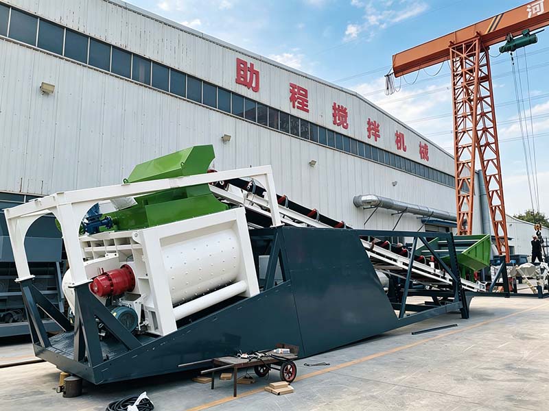 YHZS60 Mobile Concrete Batching Plant to Africa