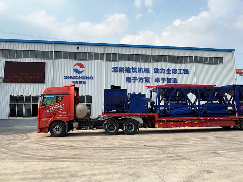 90m³/h Concrete Batching Plant to Tajikistan